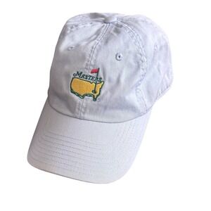 Vintage Masters American Needle Augusta Golf Hat Cap Strap Back Light Blue
